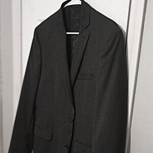 Bar III Slim Fit Men Dark Gray Suit Jacket Only  42R